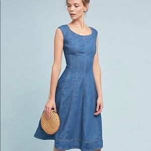 Anthropologie pilcro denim dress